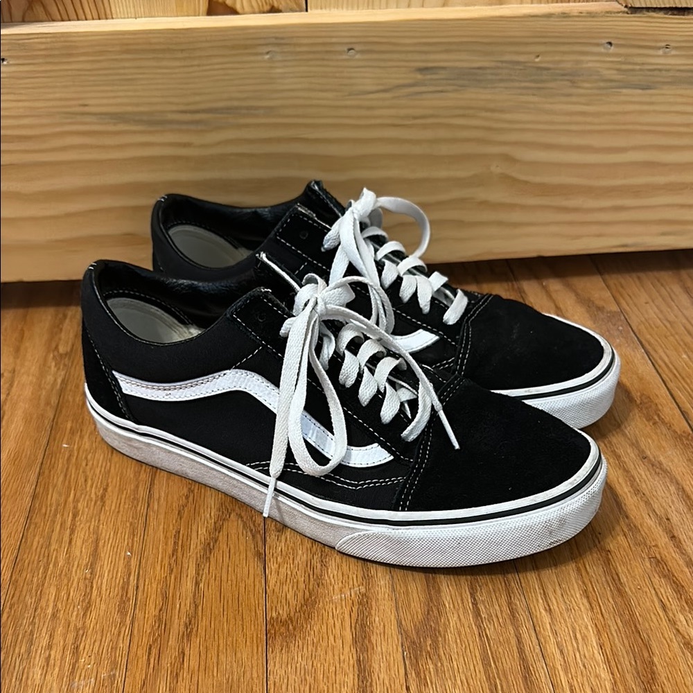 Vans Black and White Old Skool Sneakers